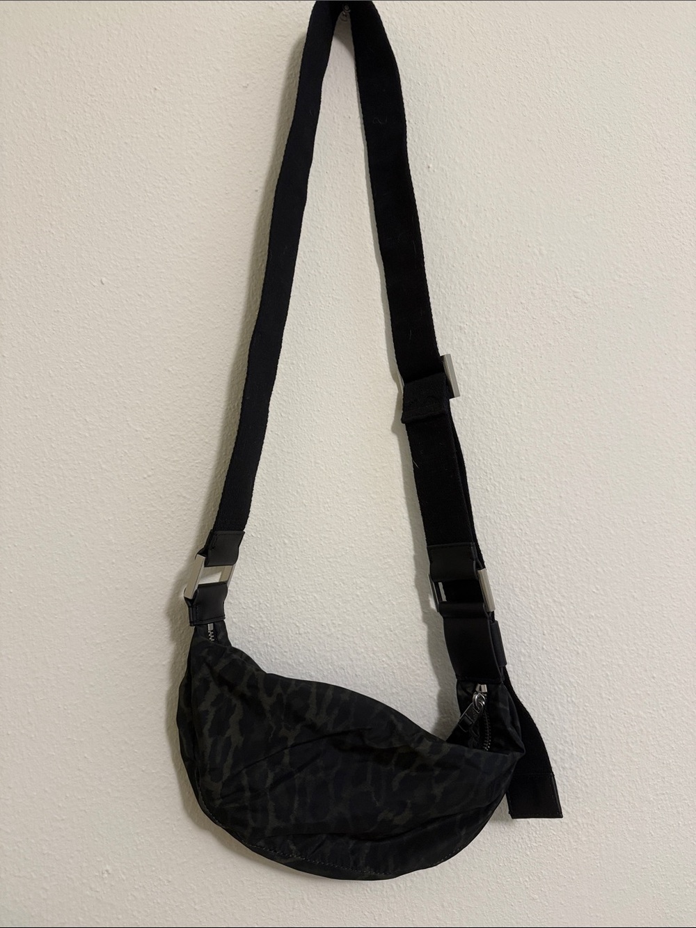 All Saints Leopard-Print Sling Belt Bag